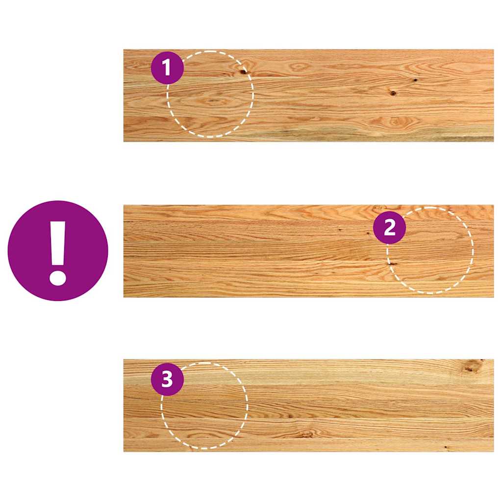 vidaXL Trepte de scară 20 buc maro deschis lemn masiv de stejar