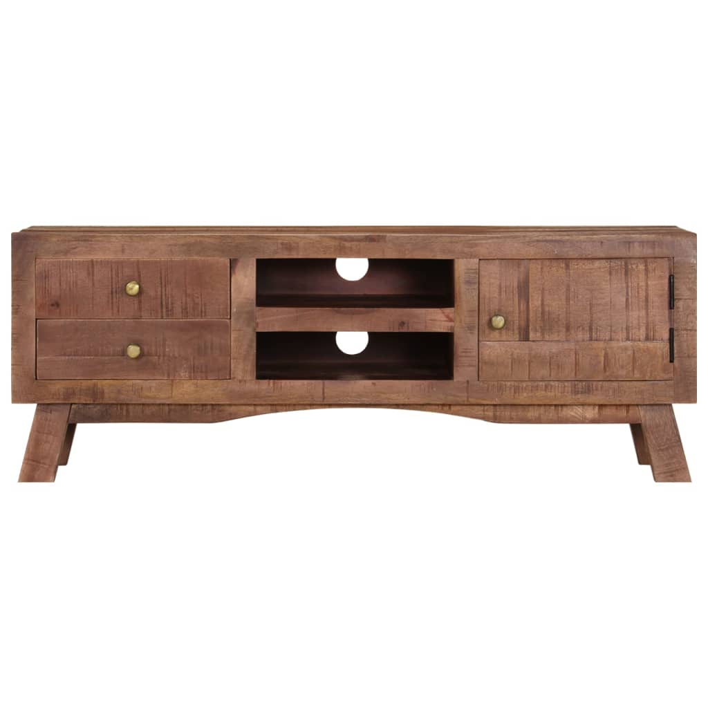 vidaXL Comodă TV, 110x30x40 cm, lemn de mango nefinisat