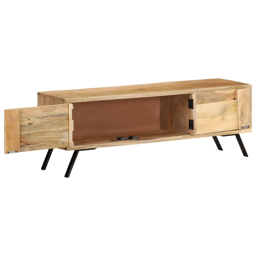 vidaXL Comodă TV, 110x30x40 cm, lemn masiv de mango