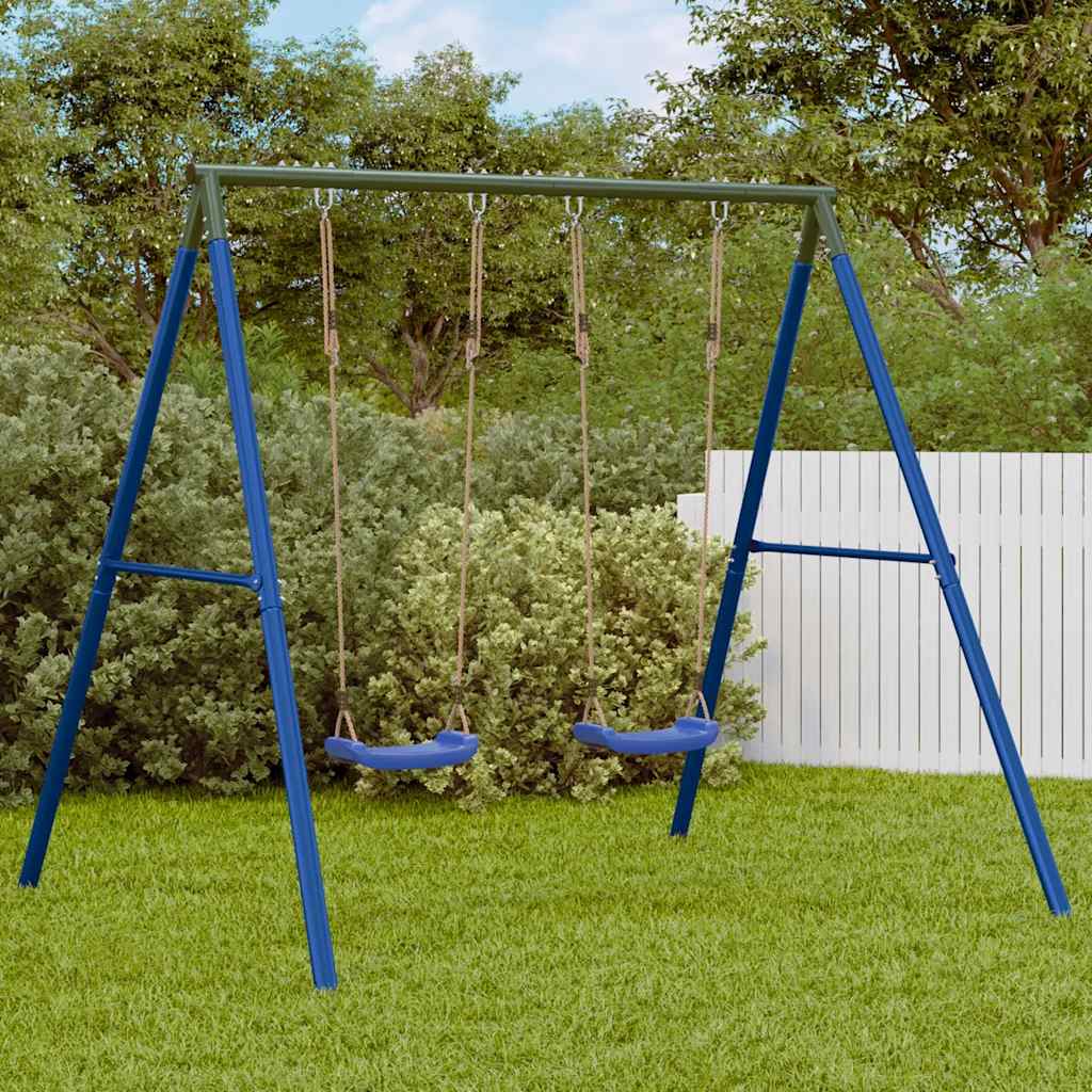 vidaXL Set leagăn de exterior, cu 2 leagăne vidaXL Set leagăn de exterior, cu 2 leagăne