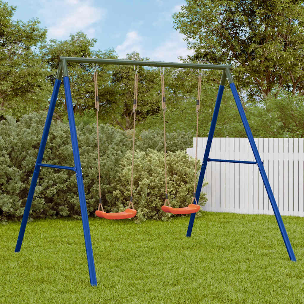 vidaXL Set leagăn de exterior, cu 2 leagăne vidaXL Set leagăn de exterior, cu 2 leagăne