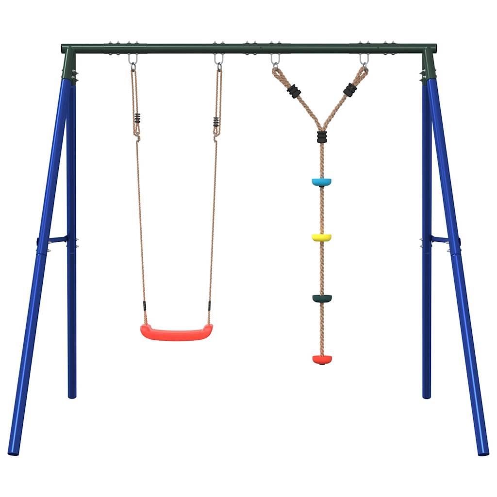 vidaXL Set leagăn de exterior, cu leagăn și leagăn cu disc vidaXL Set leagăn de exterior, cu leagăn și leagăn cu disc