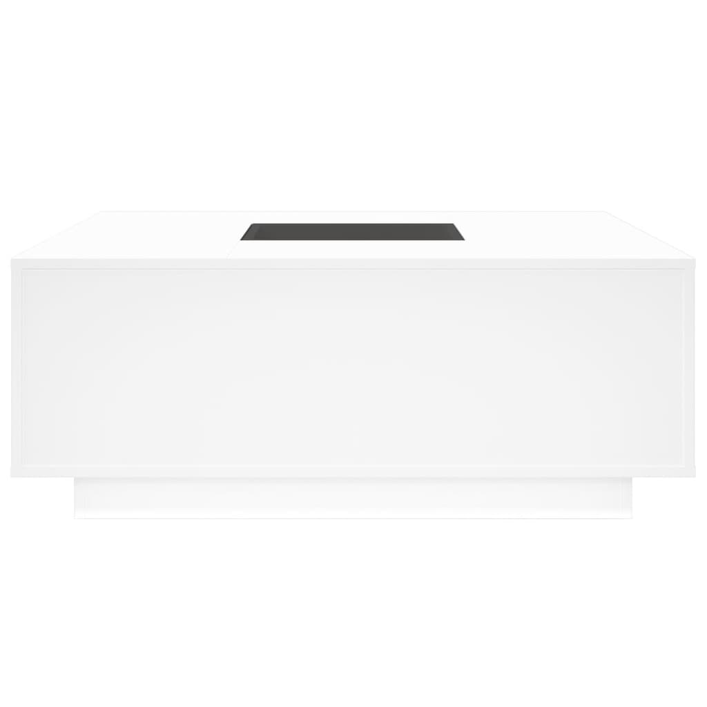 vidaXL Măsuță de cafea cu LED infinity, alb, 100x100x40 cm vidaXL Măsuță de cafea cu LED infinity, alb, 100x100x40 cm