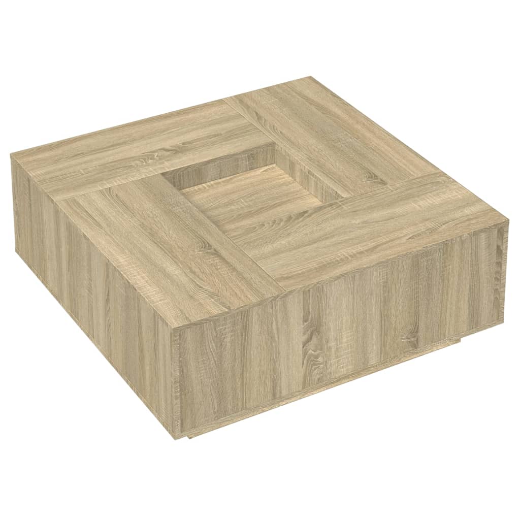vidaXL Măsuță de cafea stejar sonoma 100x100x40 cm lemn prelucrat vidaXL Măsuță de cafea stejar sonoma 100x100x40 cm lemn prelucrat