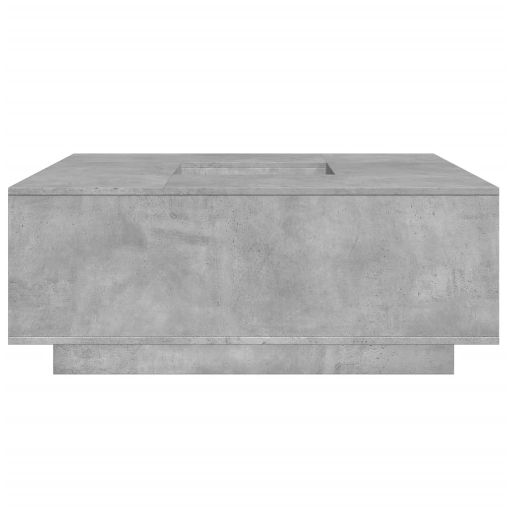 vidaXL Măsuță de cafea gri beton 100x100x40 cm lemn prelucrat