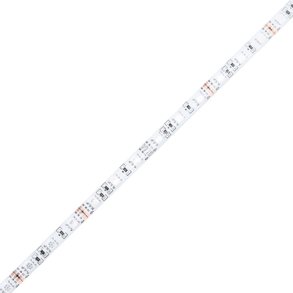vidaXL Noptieră cu LED infinity, alb, 40x40x30 cm vidaXL Noptieră cu LED infinity, alb, 40x40x30 cm