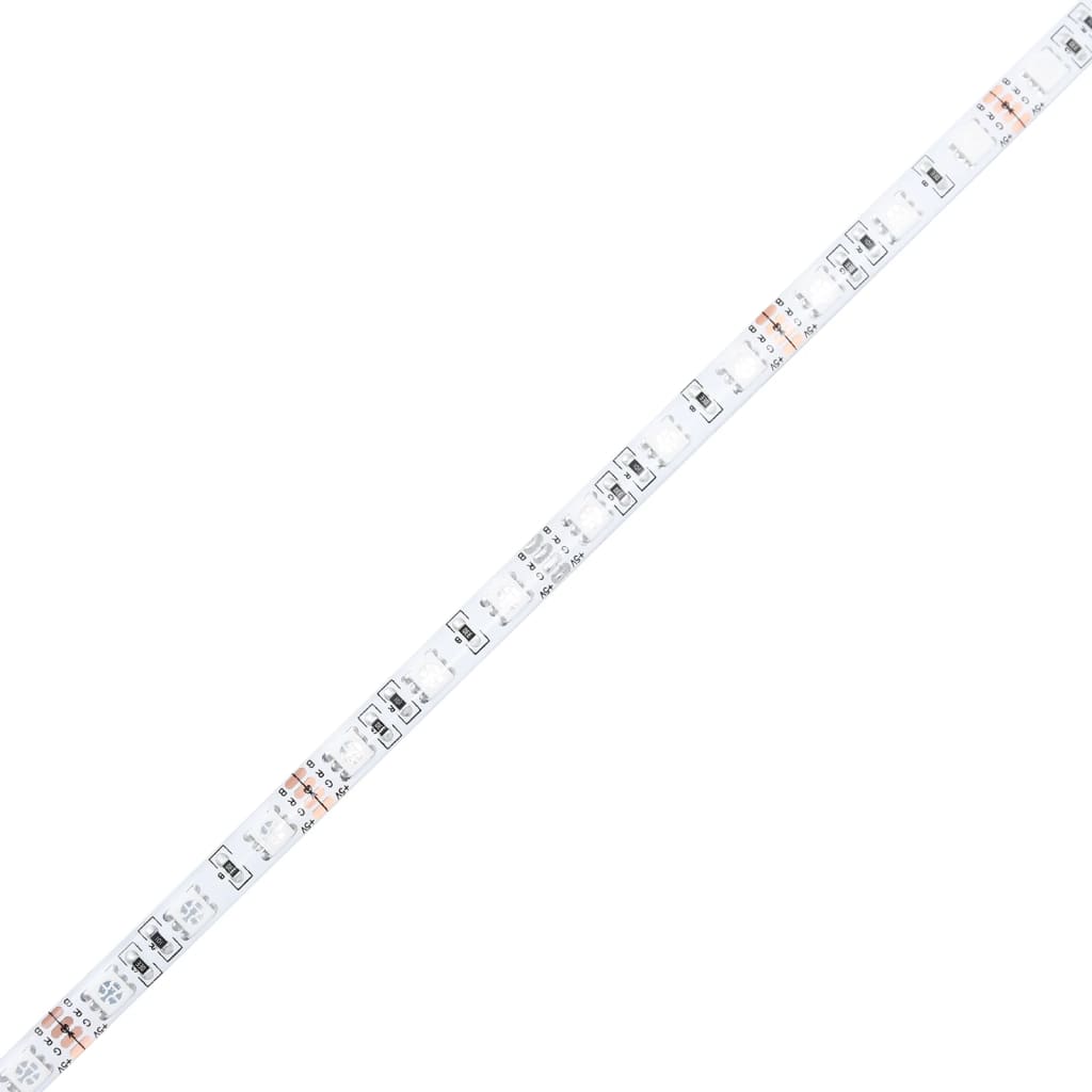 vidaXL Noptieră cu LED infinity, stejar sonoma, 40x40x30 cm vidaXL Noptieră cu LED infinity, stejar sonoma, 40x40x30 cm