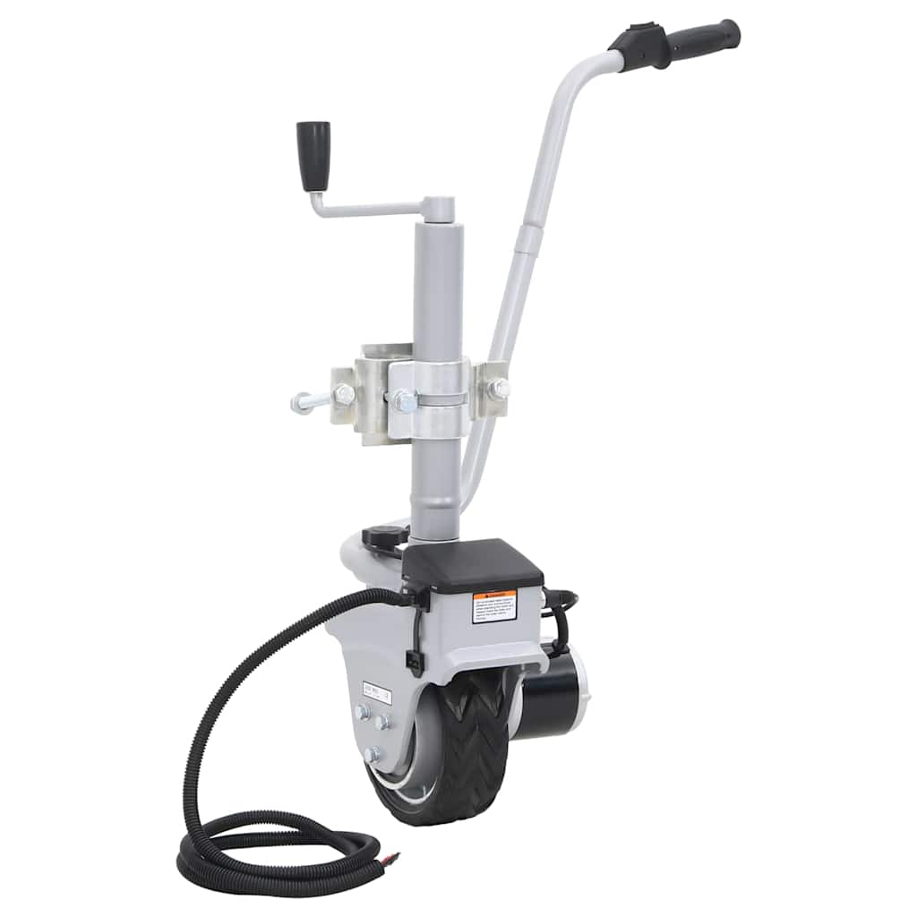vidaXL Roată de manevră motorizată pentru remorcă, aluminiu 12 V 350 W vidaXL Roată de manevră motorizată pentru remorcă, aluminiu 12 V 350 W