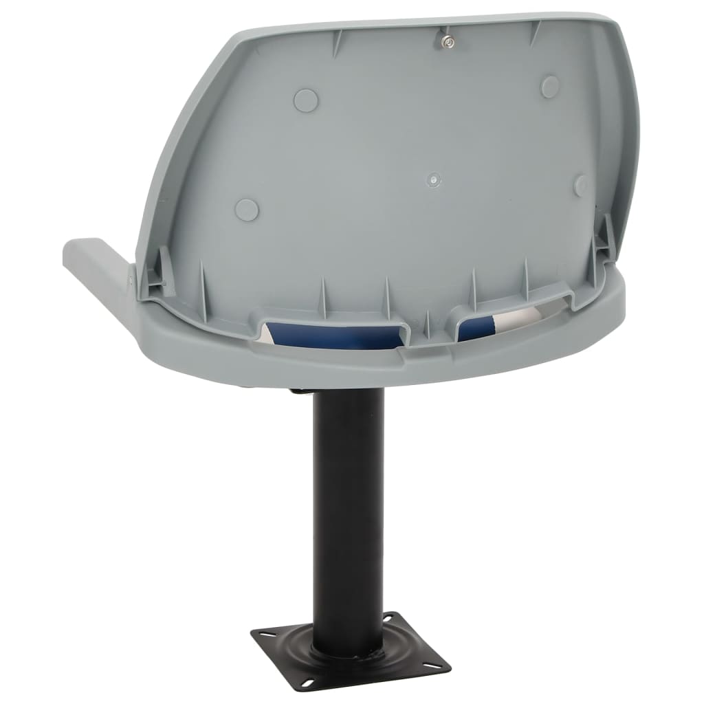 vidaXL Set scaun pliabil pentru barcă, albastru și alb, 48x51x41 cm vidaXL Set scaun pliabil pentru barcă, albastru și alb, 48x51x41 cm