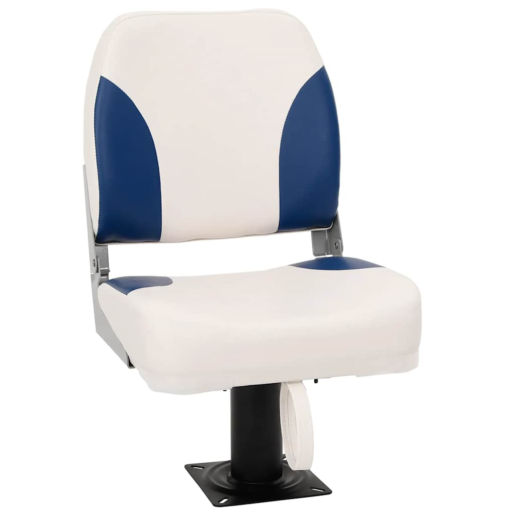 vidaXL Set scaun pliabil pentru barcă, albastru și alb, 48x51x41 cm vidaXL Set scaun pliabil pentru barcă, albastru și alb, 48x51x41 cm