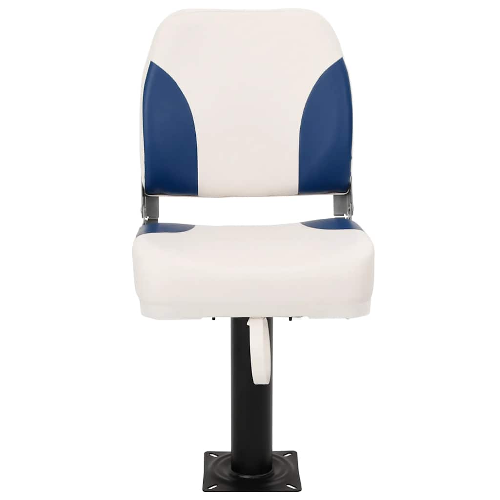 vidaXL Set scaun pliabil pentru barcă, albastru și alb, 41x36x48 cm vidaXL Set scaun pliabil pentru barcă, albastru și alb, 41x36x48 cm