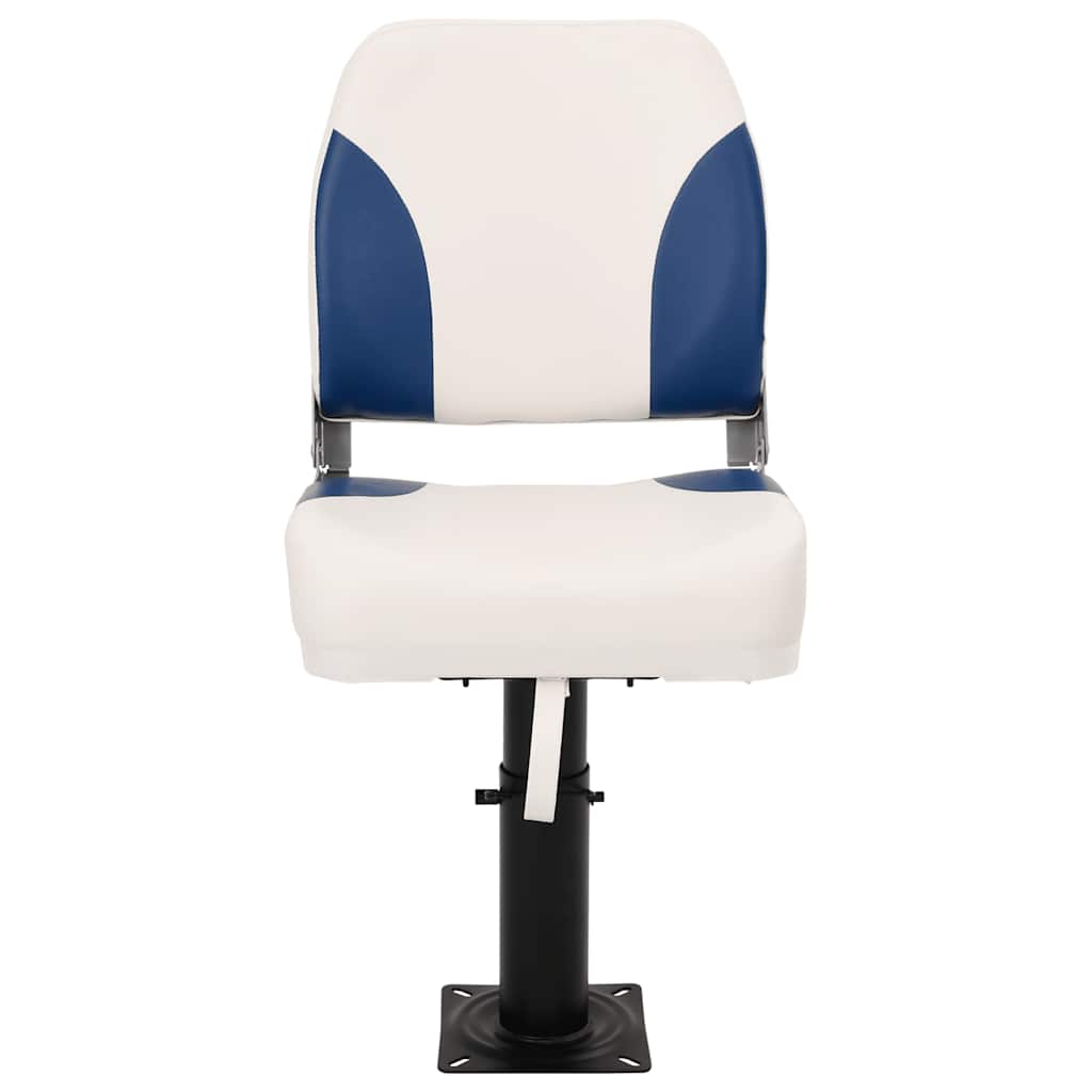 vidaXL Set scaun pliabil pentru barcă, albastru și alb, 41x36x48 cm vidaXL Set scaun pliabil pentru barcă, albastru și alb, 41x36x48 cm
