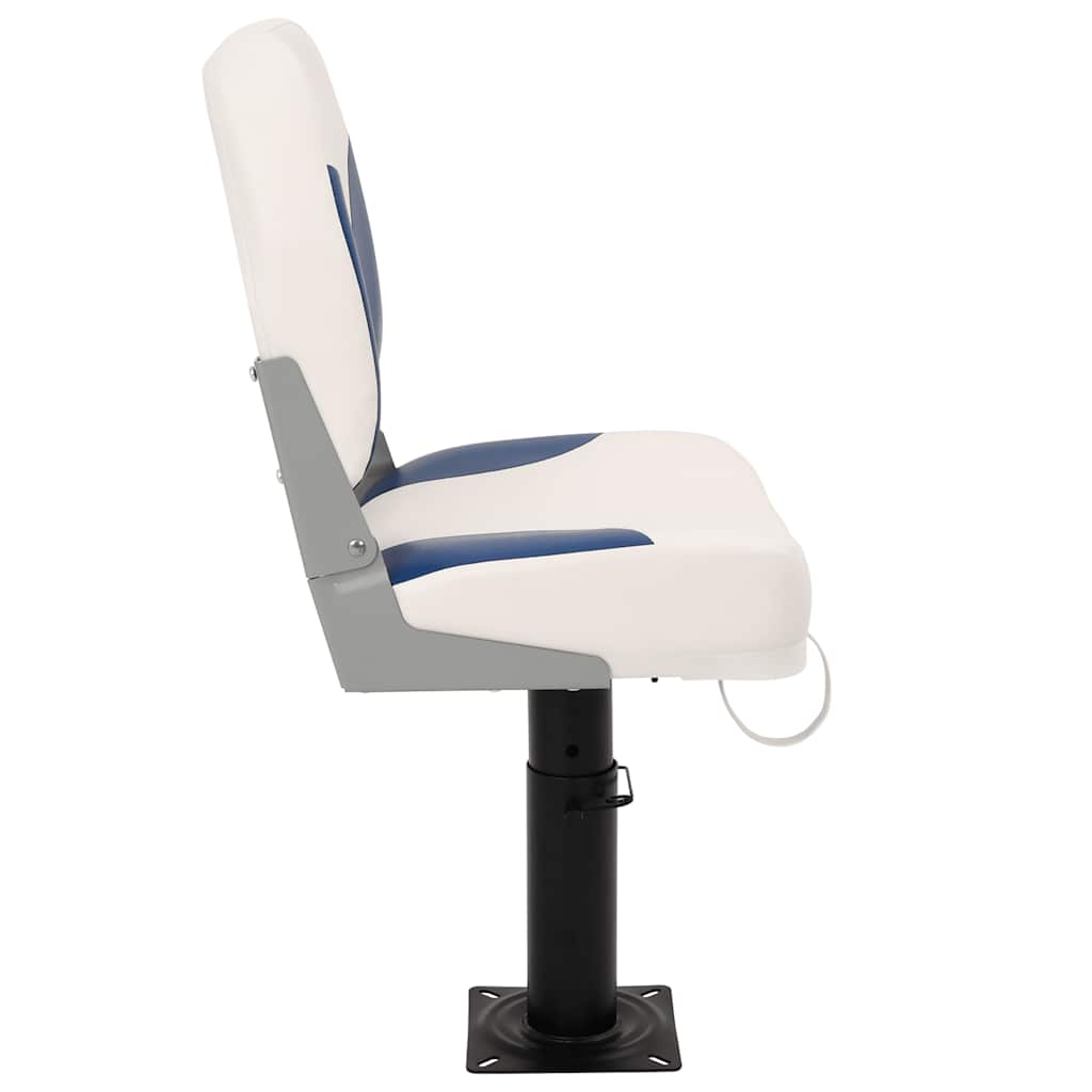 vidaXL Set scaun pliabil pentru barcă, albastru și alb, 41x36x48 cm vidaXL Set scaun pliabil pentru barcă, albastru și alb, 41x36x48 cm