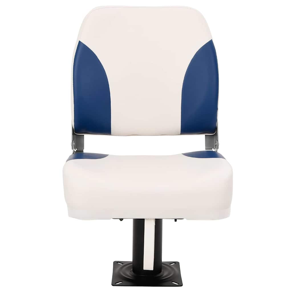 vidaXL Set scaun pliabil pentru barcă, albastru și alb, 41x36x48 cm vidaXL Set scaun pliabil pentru barcă, albastru și alb, 41x36x48 cm