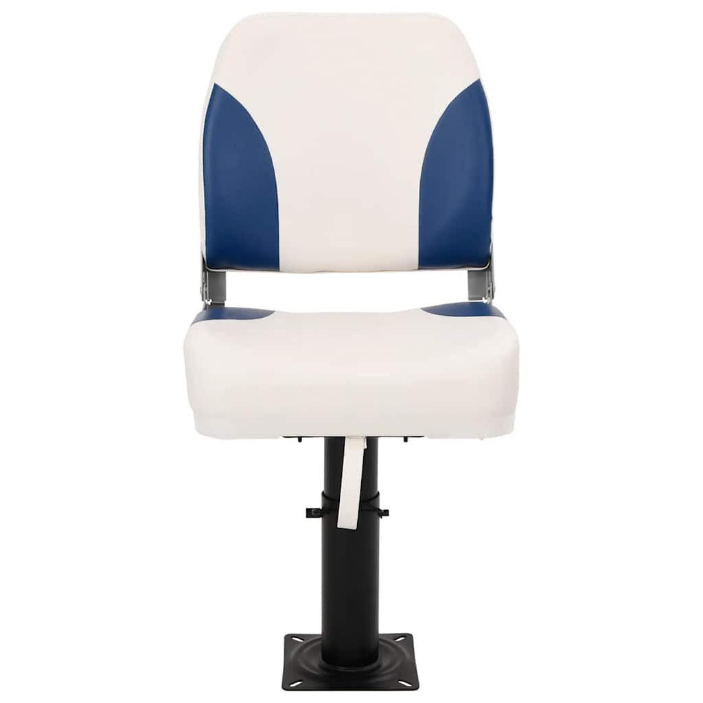 vidaXL Set scaun pliabil pentru barcă, albastru și alb, 41x36x48 cm vidaXL Set scaun pliabil pentru barcă, albastru și alb, 41x36x48 cm