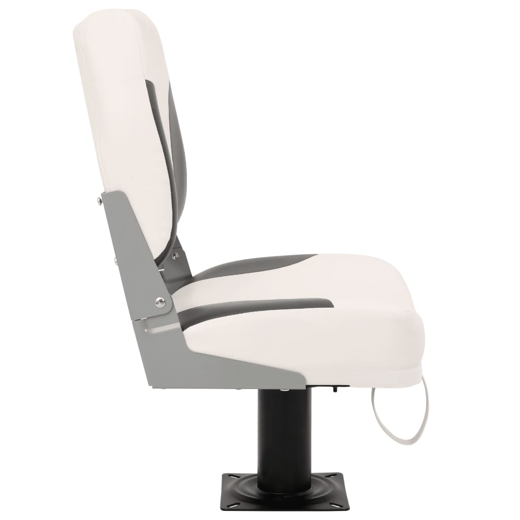vidaXL Set scaune pliabile pentru barcă, 4 piese, spătar mic