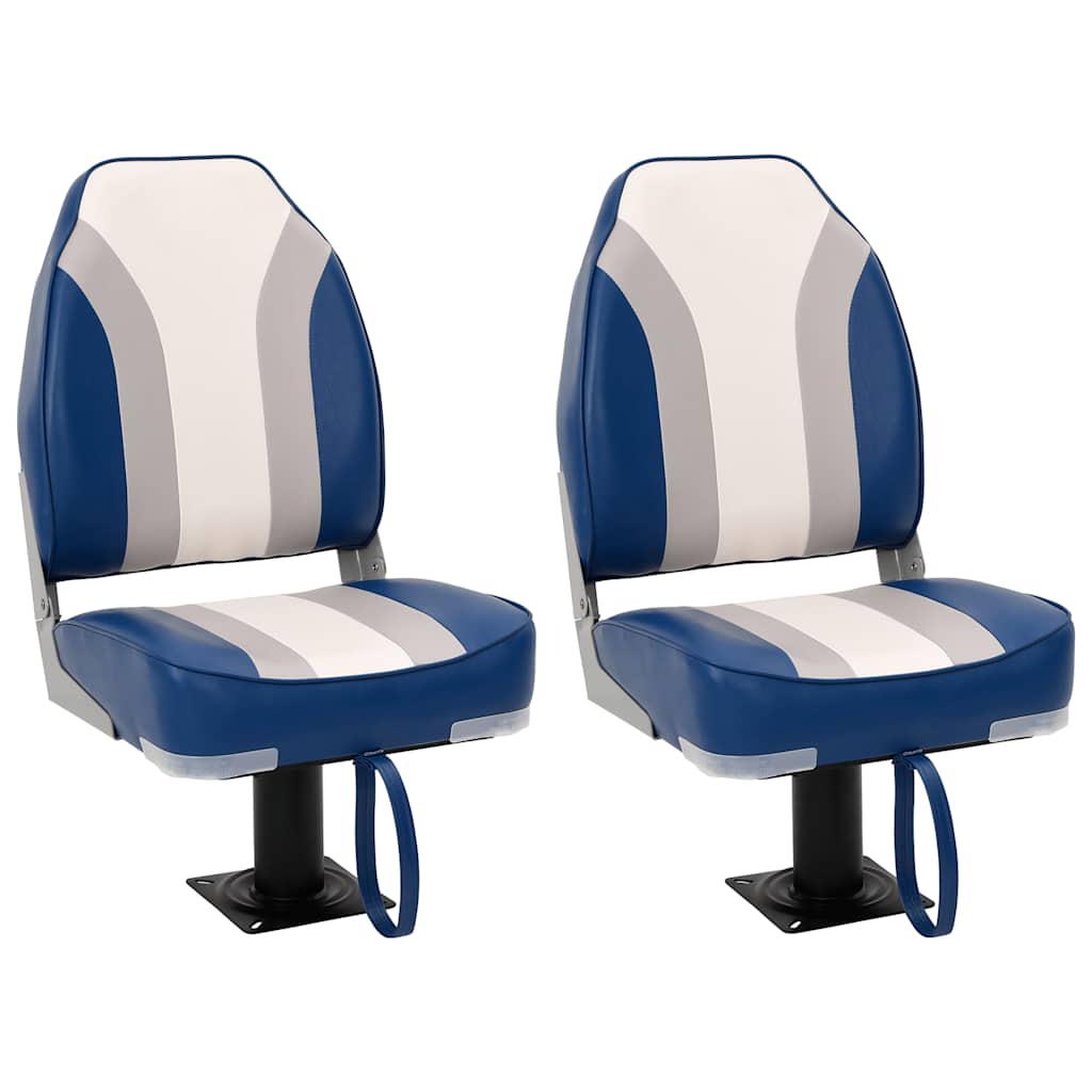 vidaXL Set cu scaun pentru barcă, pliabil, 4 piese, spătar înalt vidaXL Set cu scaun pentru barcă, pliabil, 4 piese, spătar înalt