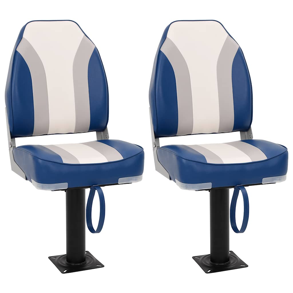 vidaXL Set cu scaun pentru barcă, pliabil, 4 piese, spătar înalt vidaXL Set cu scaun pentru barcă, pliabil, 4 piese, spătar înalt