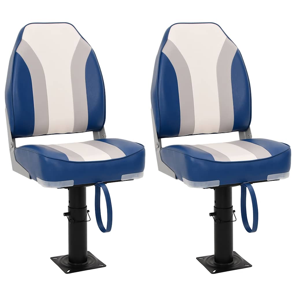 vidaXL Set cu scaun pentru barcă, pliabil, 4 piese, spătar înalt vidaXL Set cu scaun pentru barcă, pliabil, 4 piese, spătar înalt