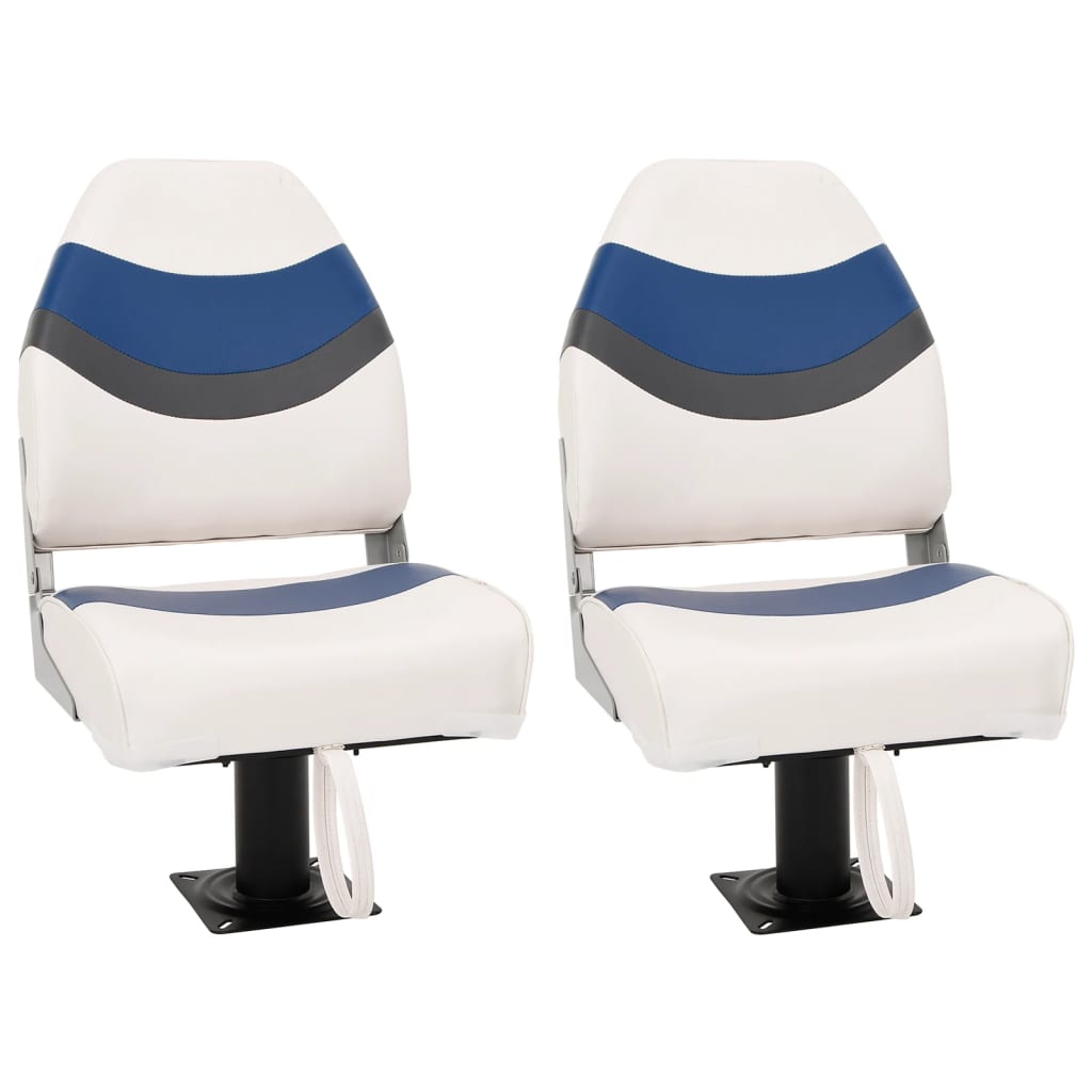 vidaXL Set cu scaun pentru barcă, pliabil, 4 piese, spătar înalt vidaXL Set cu scaun pentru barcă, pliabil, 4 piese, spătar înalt