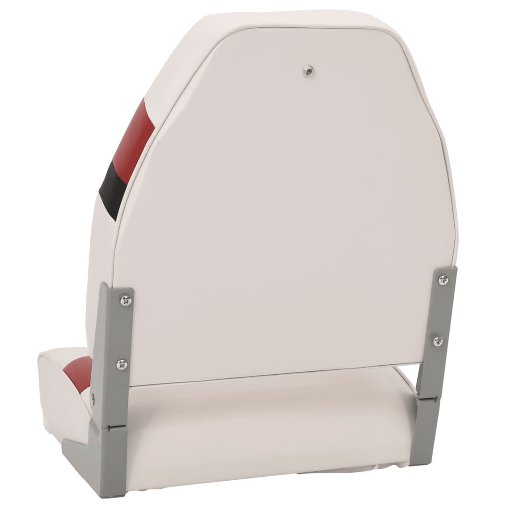 vidaXL Scaune pliabile pentru barcă 2 buc. cu spătar înalt 44x38x55 cm vidaXL Scaune pliabile pentru barcă 2 buc. cu spătar înalt 44x38x55 cm
