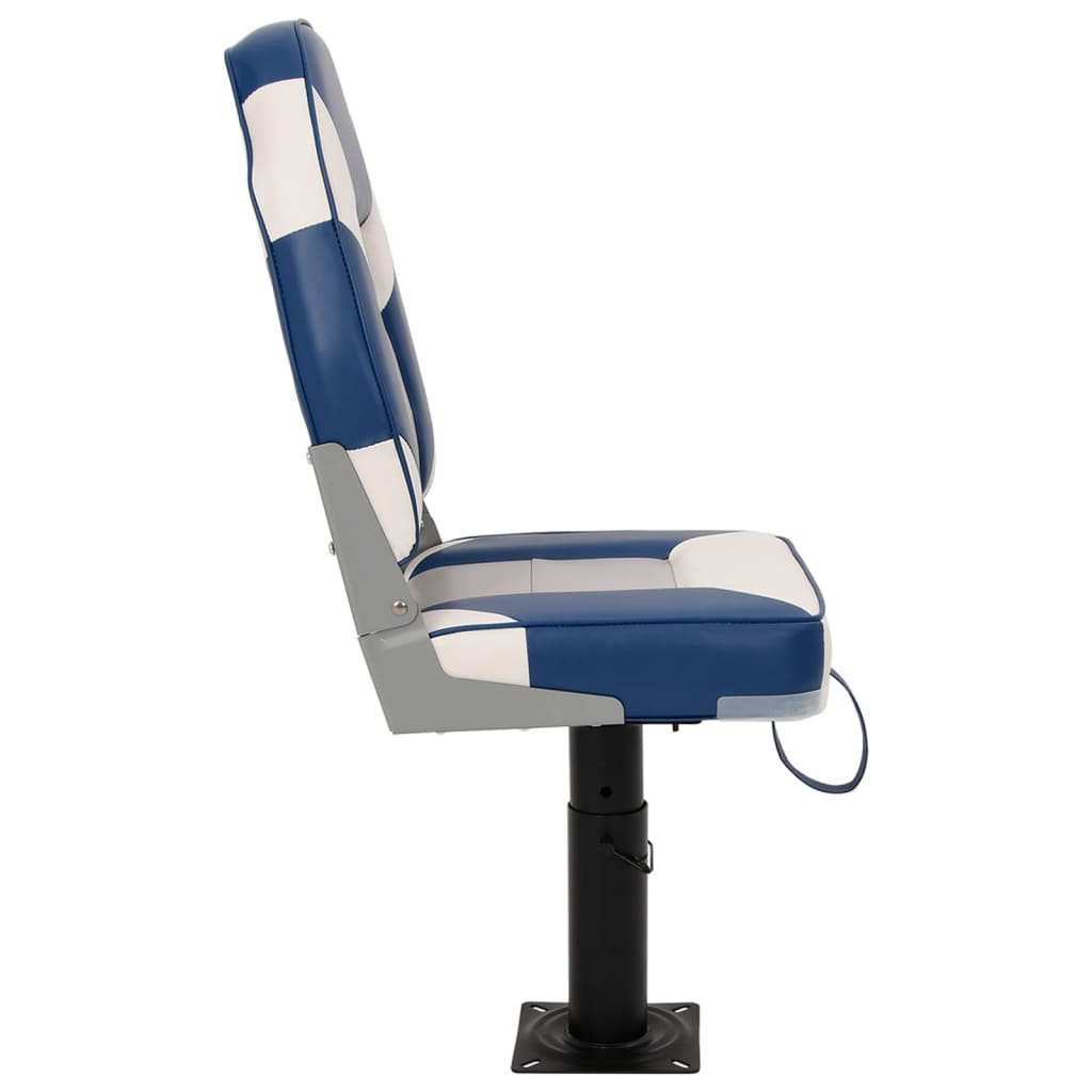 vidaXL Set cu scaun pentru barcă, pliabil, 2 piese, spătar înalt vidaXL Set cu scaun pentru barcă, pliabil, 2 piese, spătar înalt