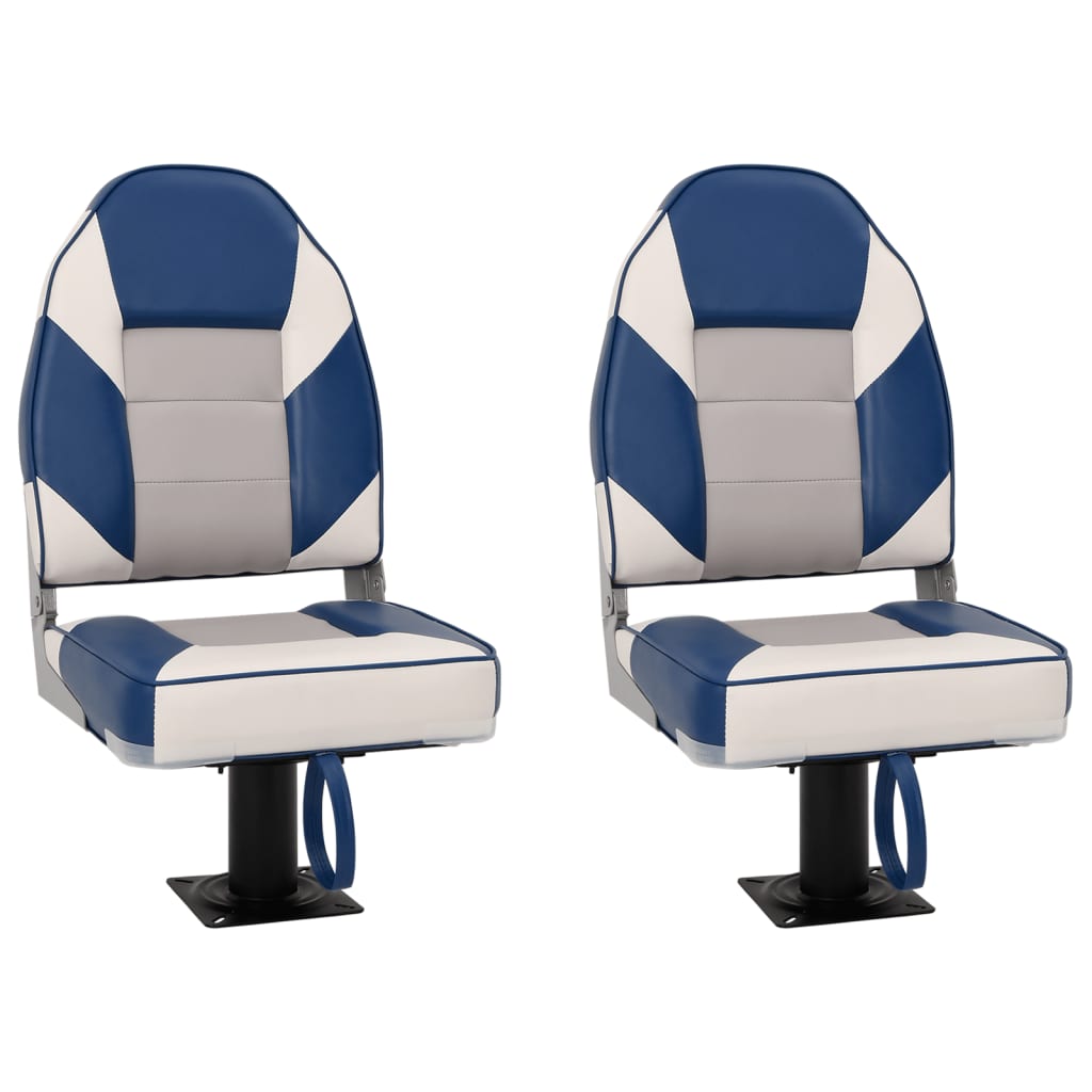 vidaXL Set cu scaun pentru barcă, pliabil, 4 piese, spătar înalt vidaXL Set cu scaun pentru barcă, pliabil, 4 piese, spătar înalt
