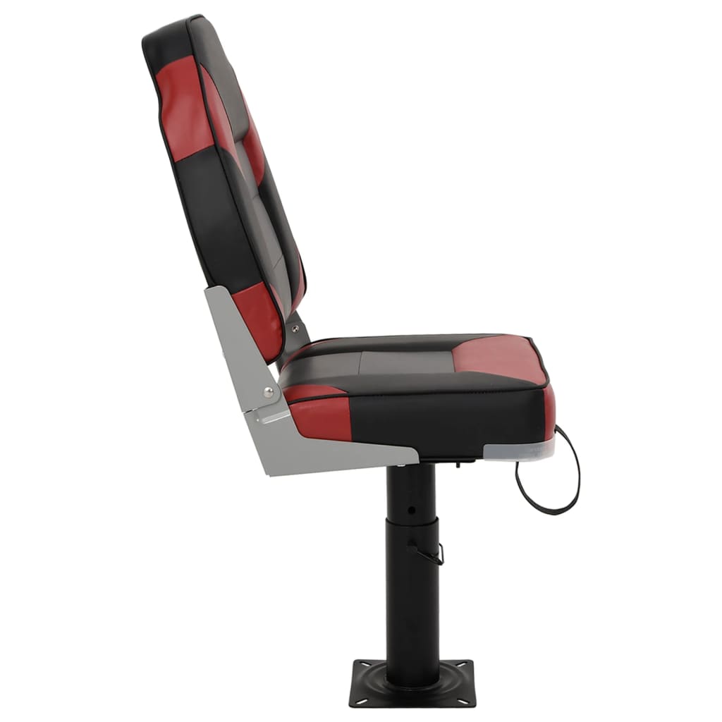 vidaXL Set cu scaun pentru barcă, pliabil, 2 piese, spătar înalt vidaXL Set cu scaun pentru barcă, pliabil, 2 piese, spătar înalt