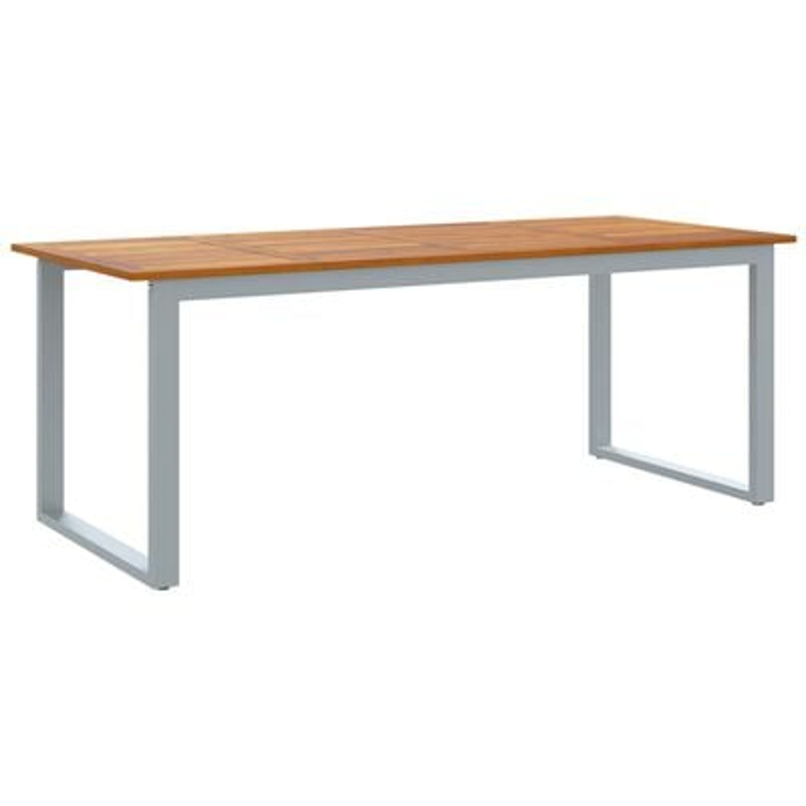 vidaXL Set de dining pentru grădină 9 piese Gri Oțel și Lemn Masiv de Acacia vidaXL Set de dining pentru grădină 9 piese Gri Oțel și Lemn Masiv de Acacia