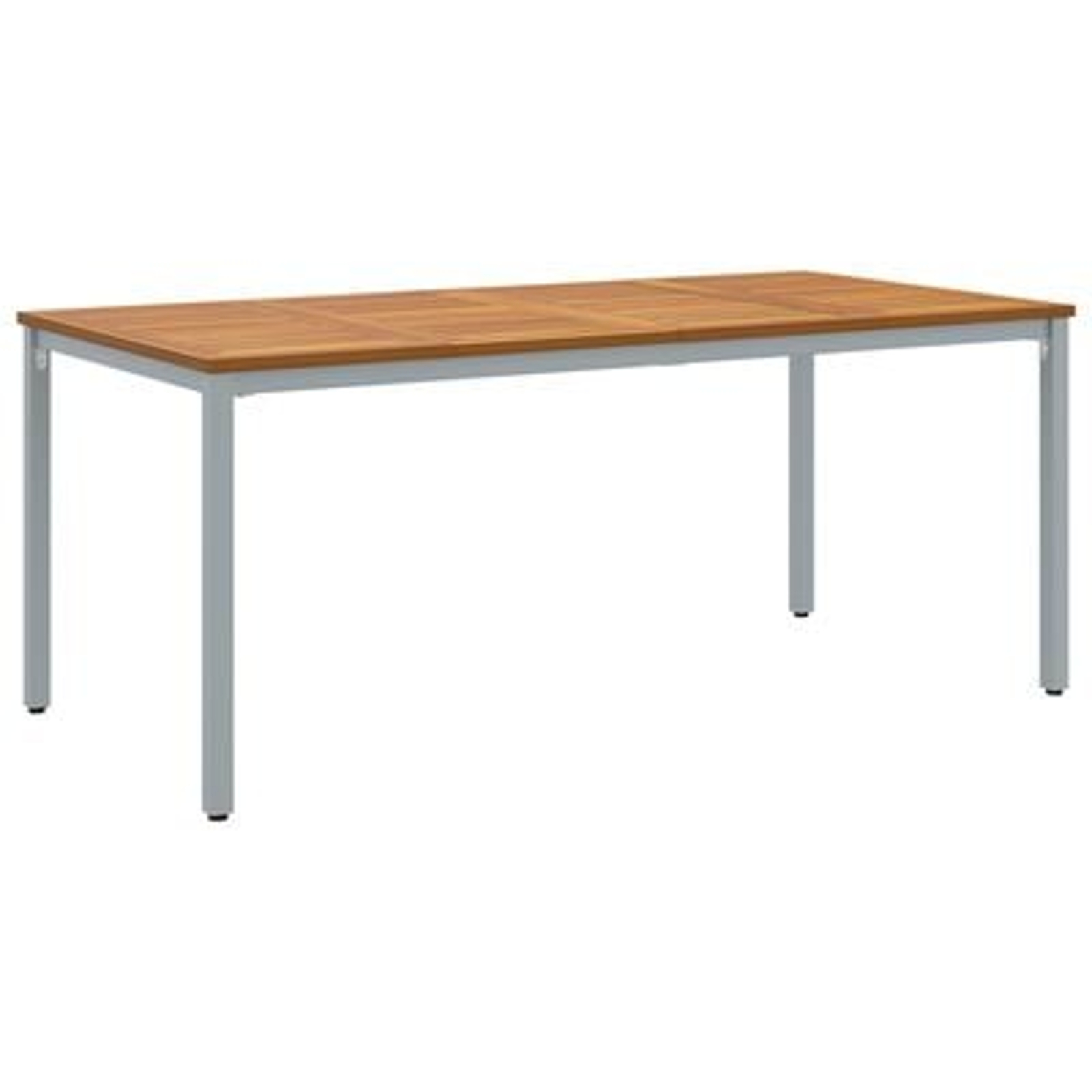 vidaXL Set de dining pentru grădină 5 piese din lemn solid de acacia și metal