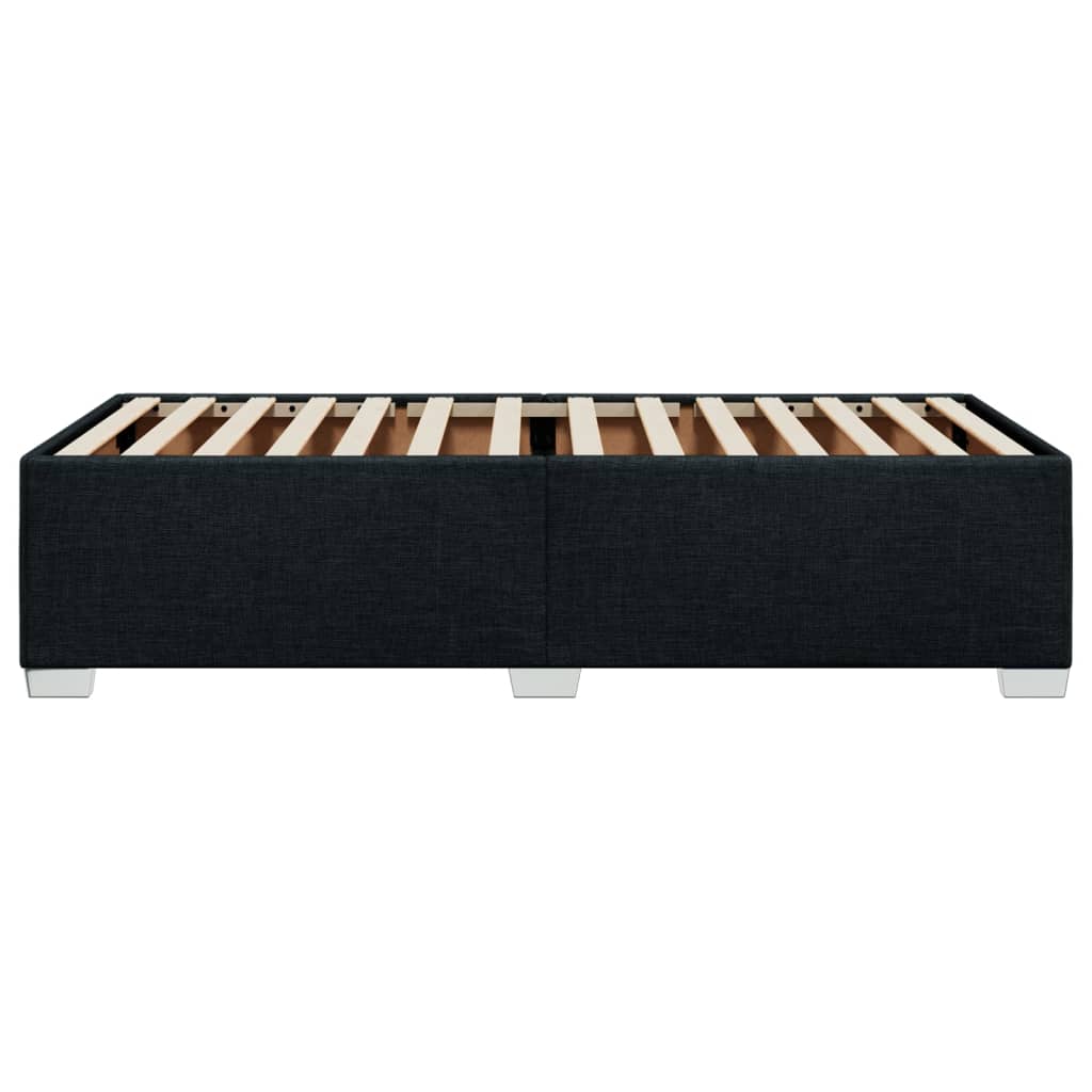vidaXL Cadru de pat fără saltea țesătură neagră 80x200 cm