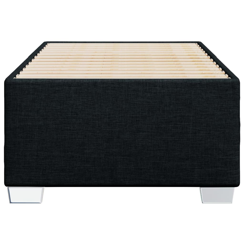 vidaXL Cadru de pat fără saltea, negru, 100x200 cm, textil