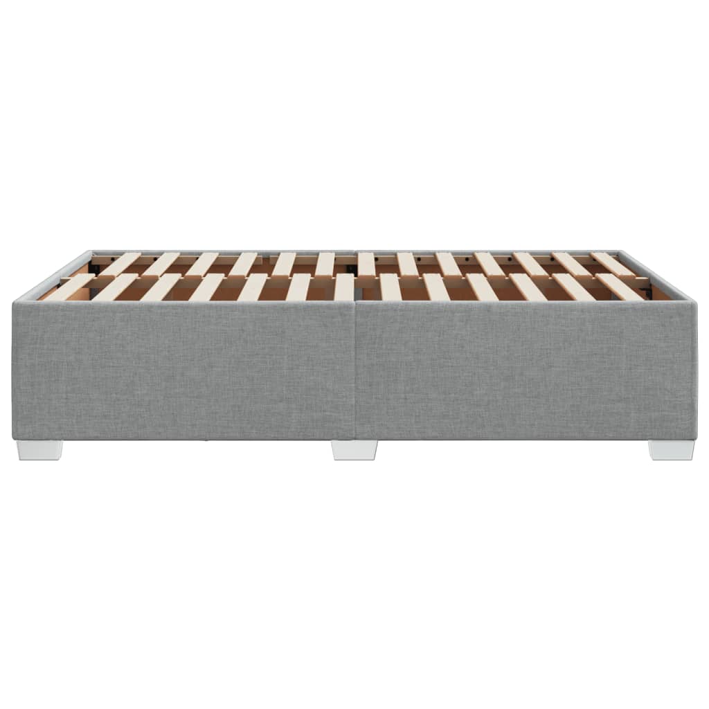 vidaXL Cadru de pat fără saltea țesătură gri deschis 120x190 cm