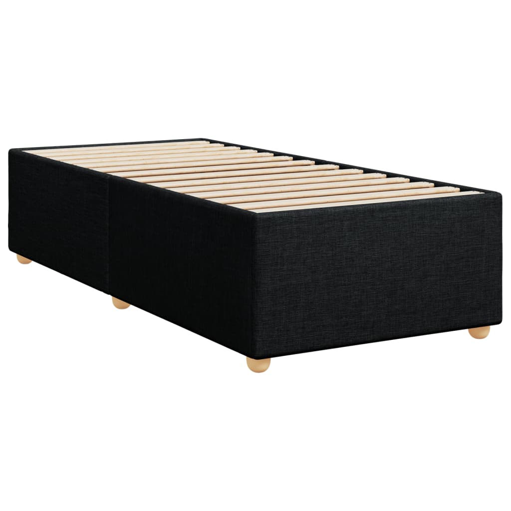 vidaXL Cadru de pat fără saltea țesătură neagră 80x200 cm