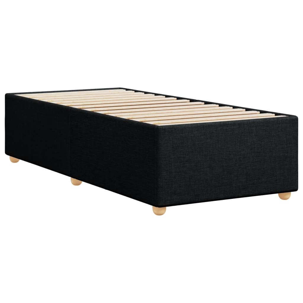 vidaXL Cadru de pat fără saltea țesătură neagră 80x200 cm