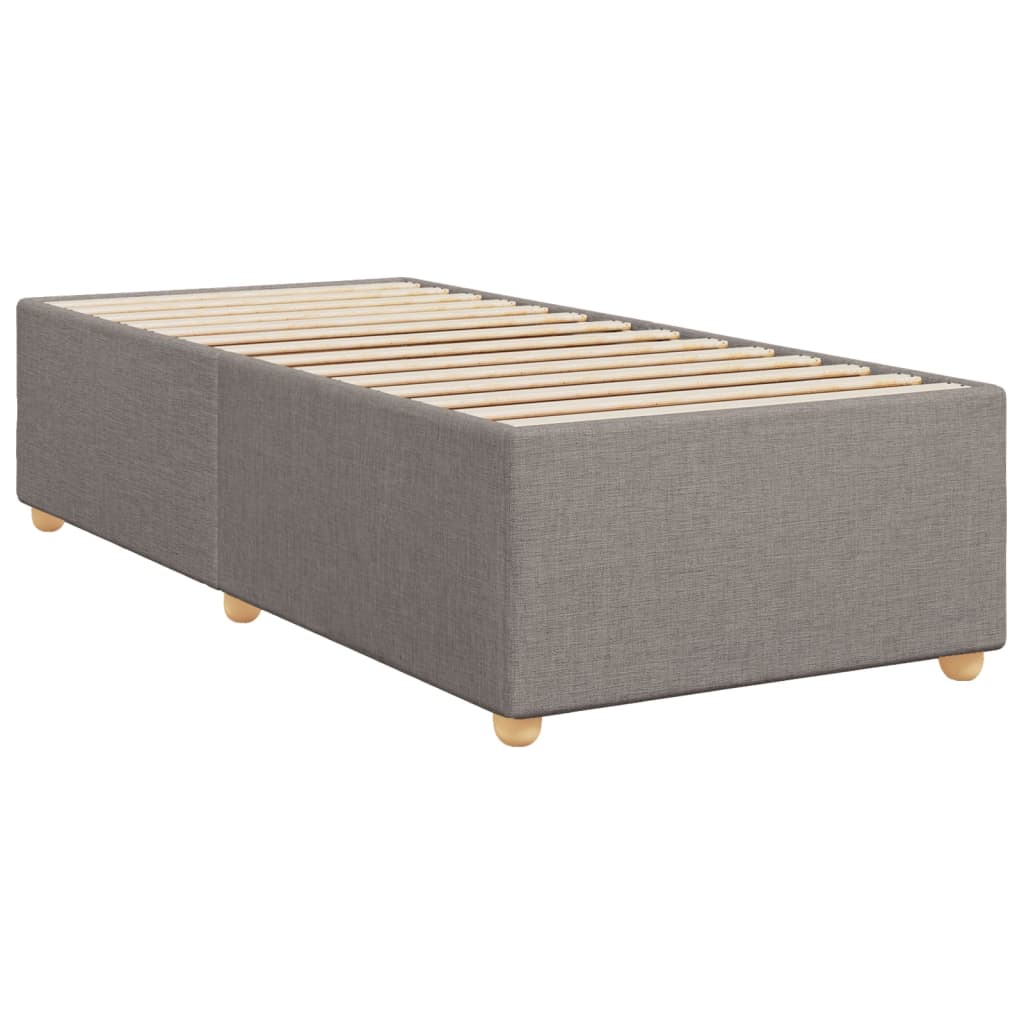 vidaXL Cadru de pat fără saltea Taupe 80x200 cm țesătură