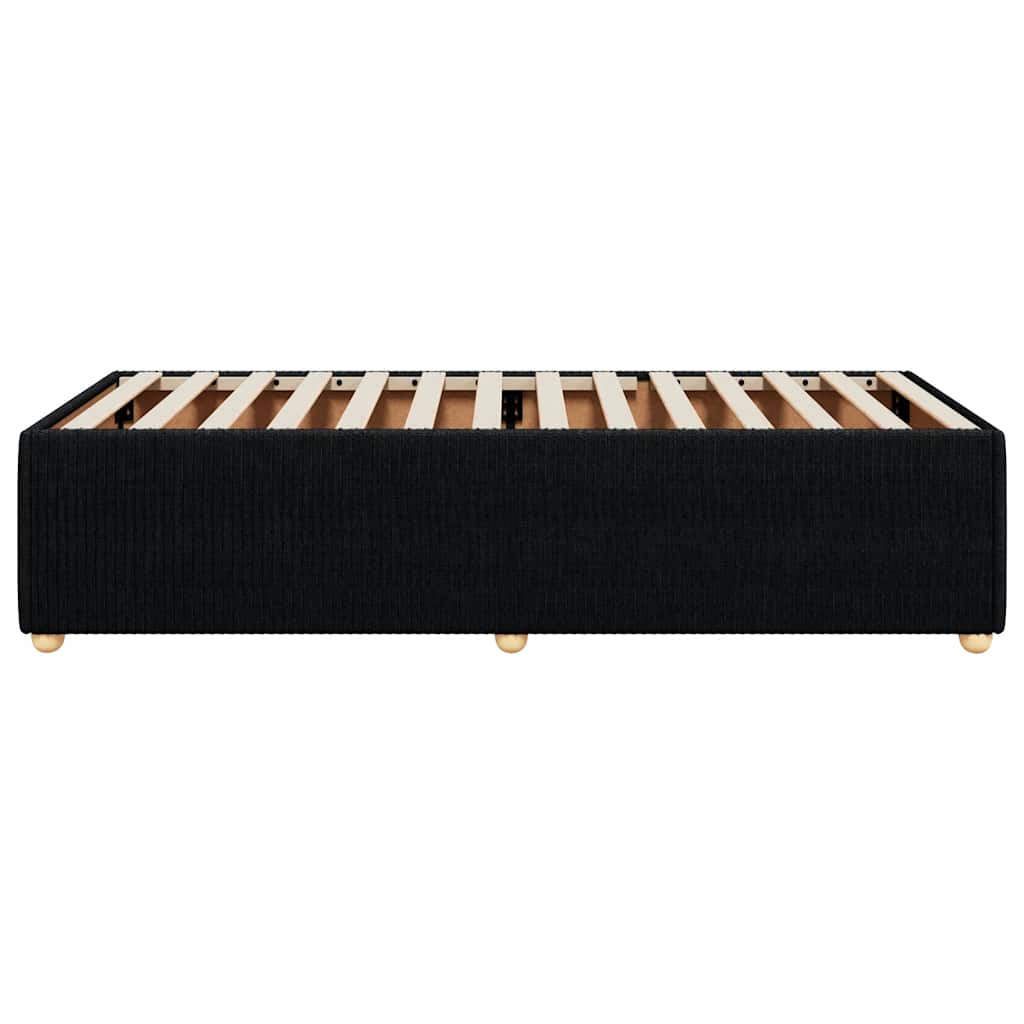 vidaXL Cadru de pat fără saltea țesătură neagră 80x200 cm