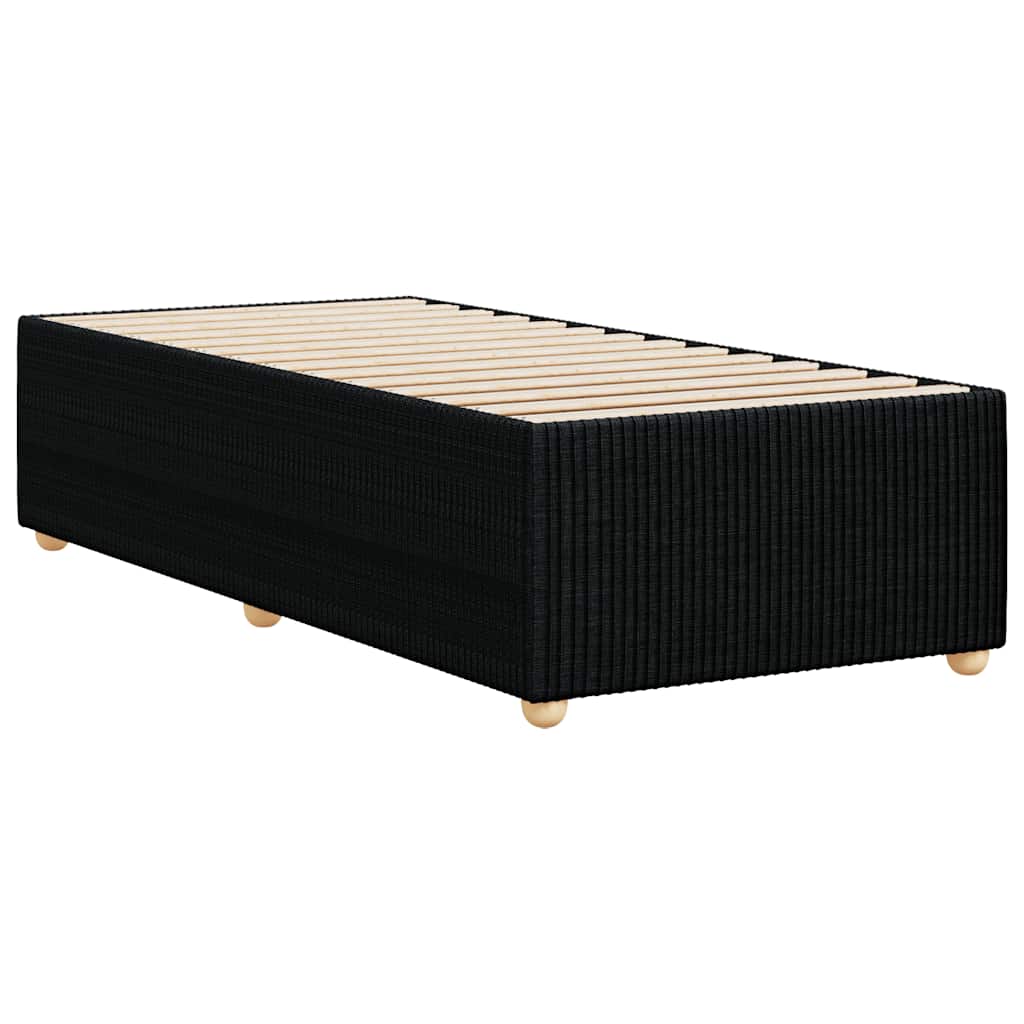 vidaXL Cadru de pat fără saltea țesătură neagră 80x200 cm
