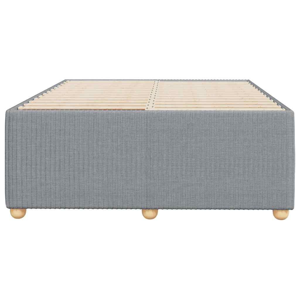 vidaXL Cadru de pat fără saltea țesătură gri deschis 120x190 cm