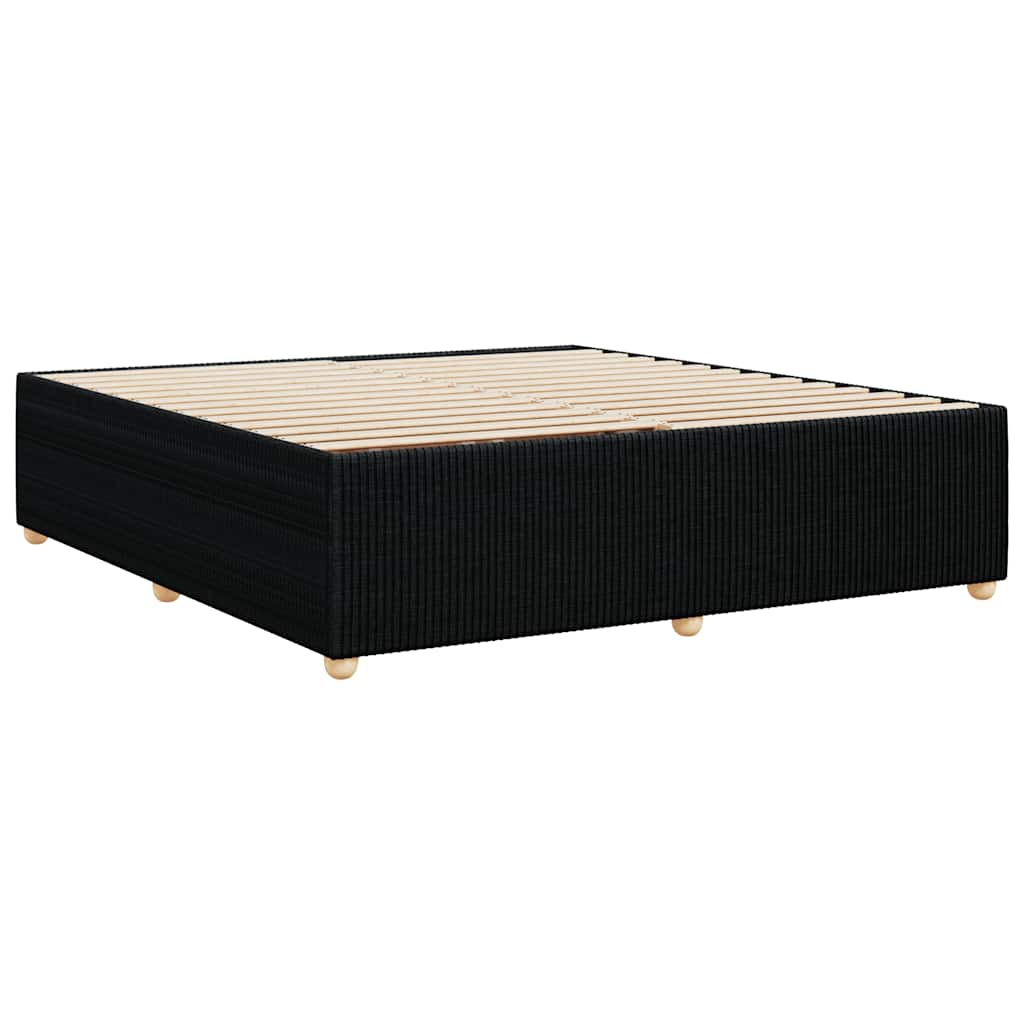 vidaXL Cadru de pat fără saltea, negru, 180x200 cm, textil vidaXL Cadru de pat fără saltea, negru, 180x200 cm, textil