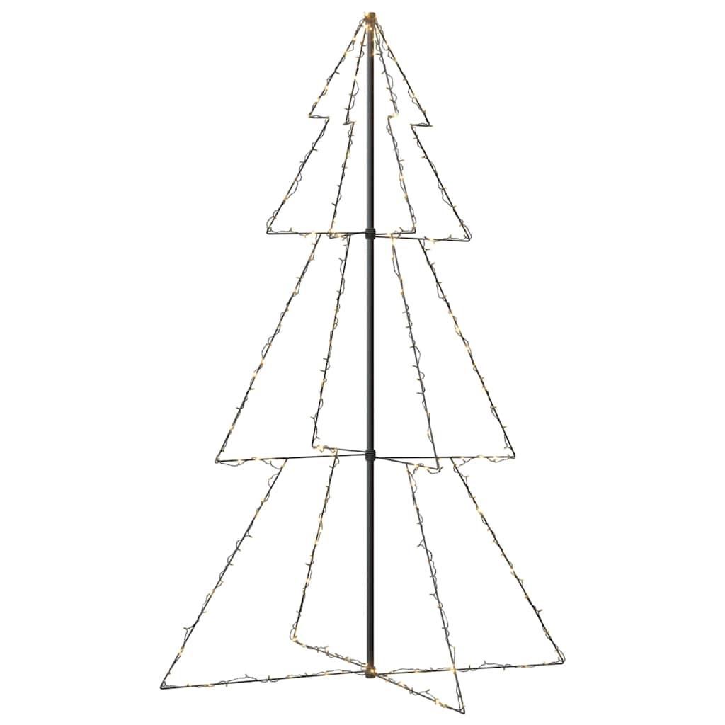 vidaXL Brad Crăciun conic 240 LED-uri, 118x180 cm, interior & exterior