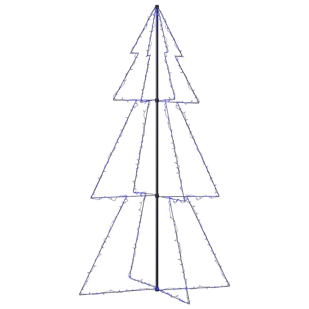 vidaXL Brad Crăciun conic, 300 LED-uri, 120x220 cm, interior&exterior vidaXL Brad Crăciun conic, 300 LED-uri, 120x220 cm, interior&exterior