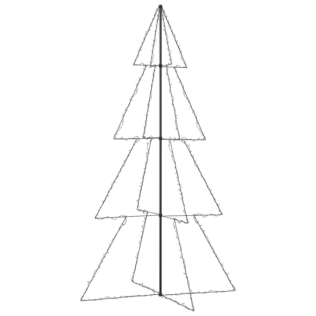 vidaXL Brad Crăciun conic 360 LED-uri, 143x250 cm, interior & exterior vidaXL Brad Crăciun conic 360 LED-uri, 143x250 cm, interior & exterior
