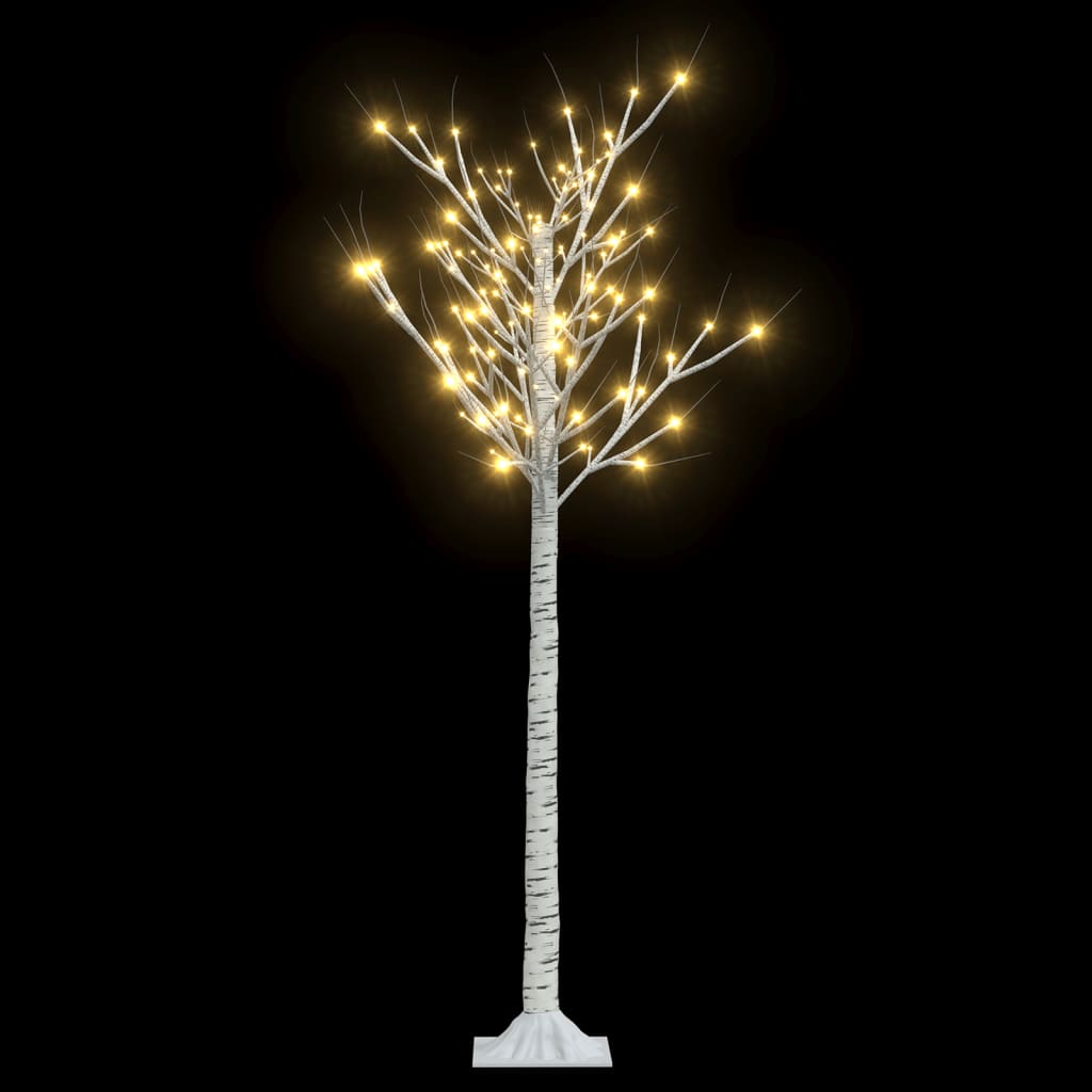 vidaXL Pom de Crăciun, 140 LED-uri, alb cald, 1,5 m, salcie, int./ext.