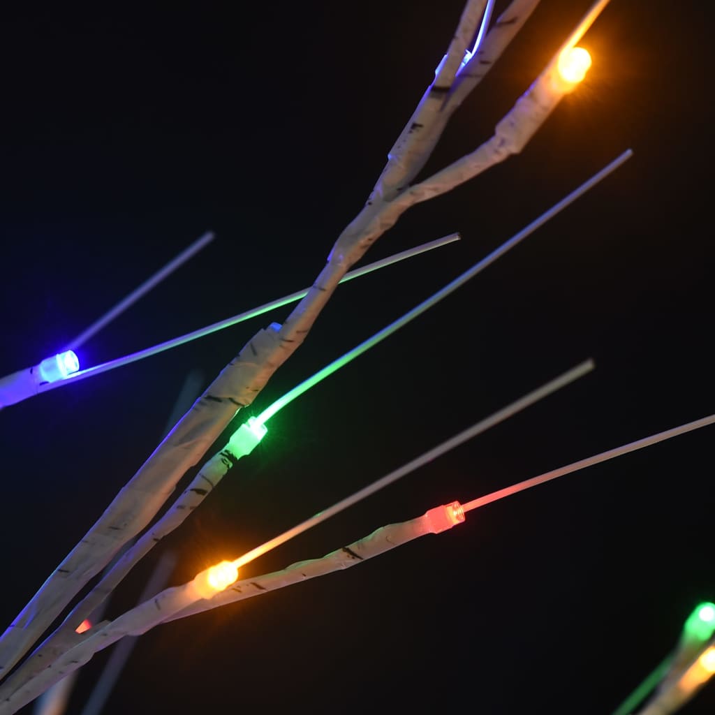 vidaXL Pom Crăciun 140 LED-uri colorat 1,5 m salcie interior/exterior