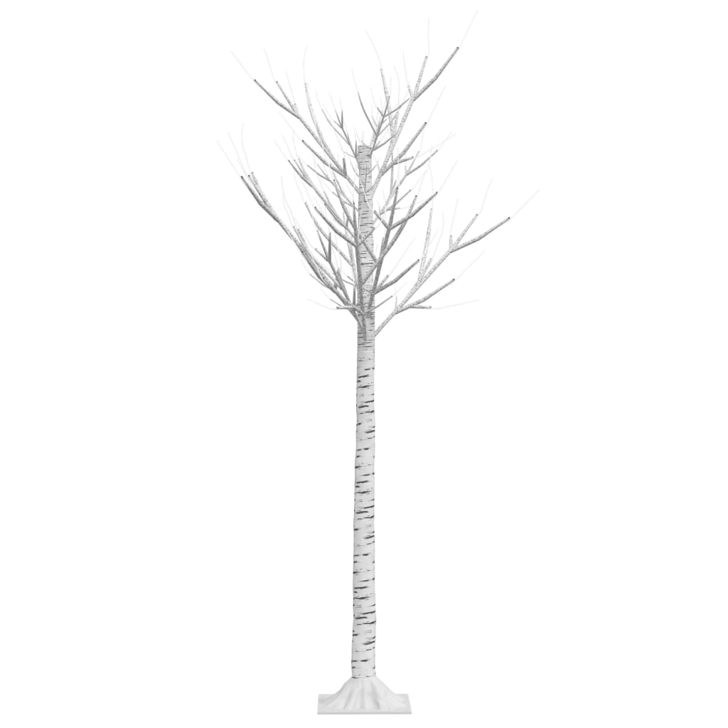 vidaXL Pom Crăciun 140 LED-uri colorat 1,5 m salcie interior/exterior