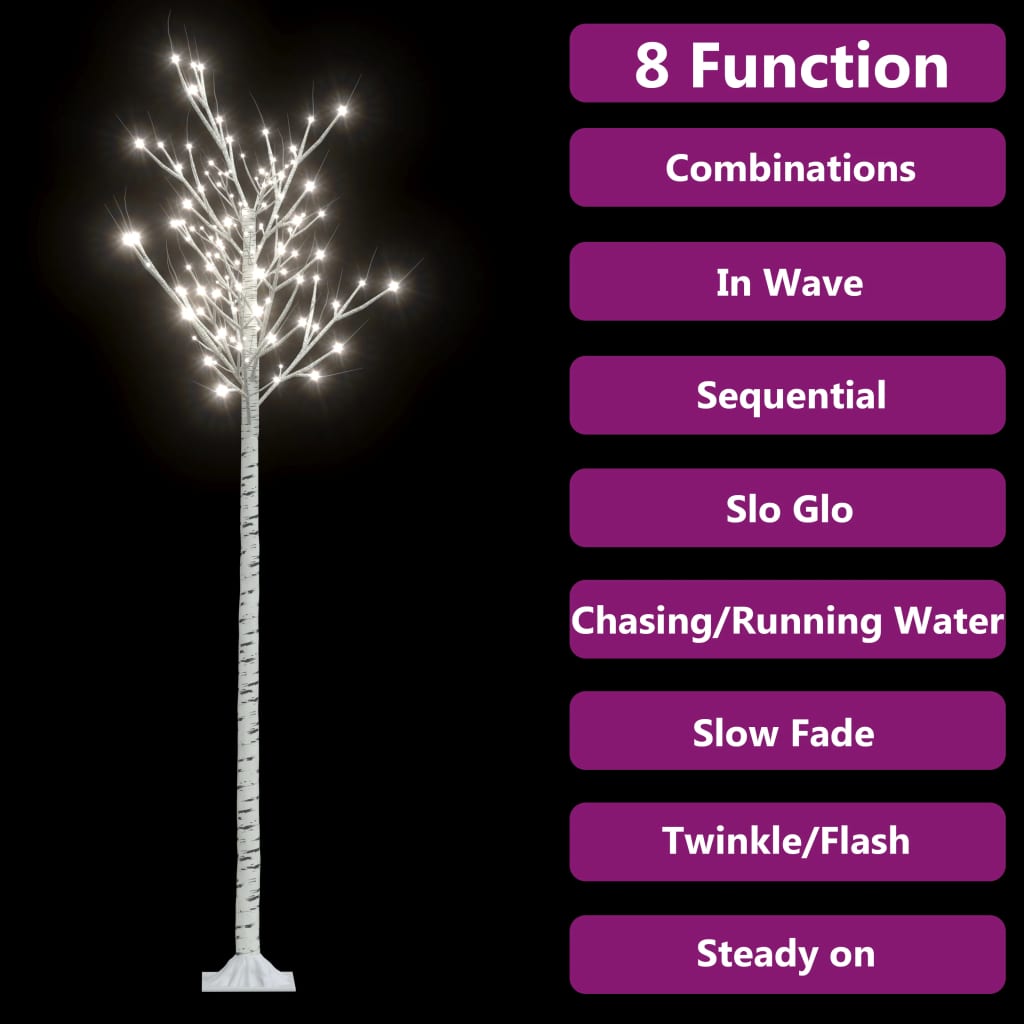 vidaXL Pom Crăciun 200 LED-uri alb rece 2,2 m salcie interior/exterior vidaXL Pom Crăciun 200 LED-uri alb rece 2,2 m salcie interior/exterior