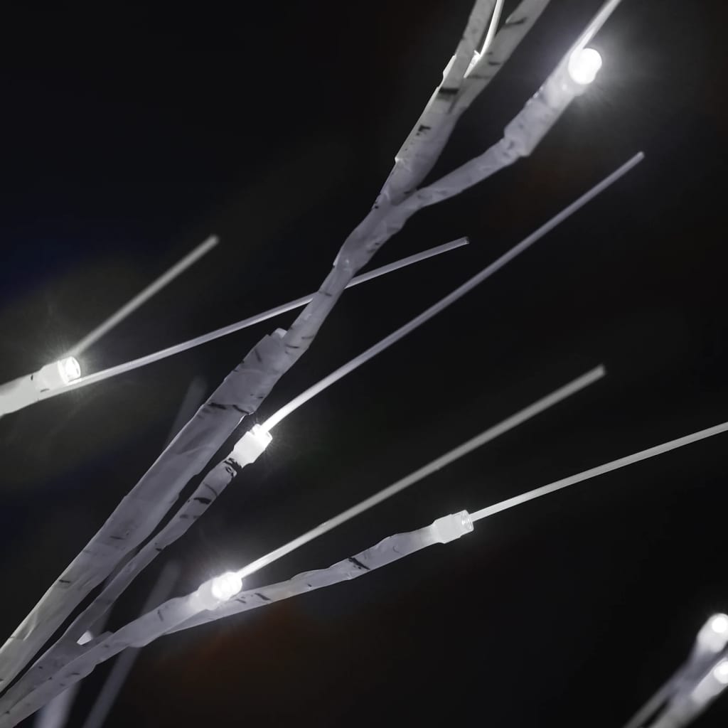 vidaXL Pom Crăciun 200 LED-uri alb rece 2,2 m salcie interior/exterior vidaXL Pom Crăciun 200 LED-uri alb rece 2,2 m salcie interior/exterior