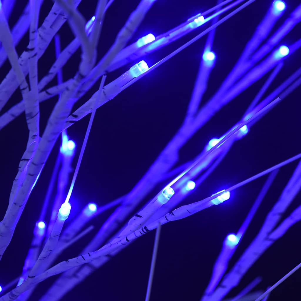 vidaXL Pom Crăciun 200 LED-uri albastru 2,2 m salcie interior/exterior vidaXL Pom Crăciun 200 LED-uri albastru 2,2 m salcie interior/exterior