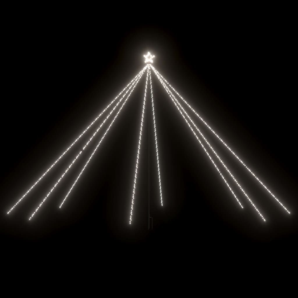 vidaXL Pom de Crăciun LED Interioară Exterior 800 LED-uri Alb Rece 5 m vidaXL Pom de Crăciun LED Interioară Exterior 800 LED-uri Alb Rece 5 m